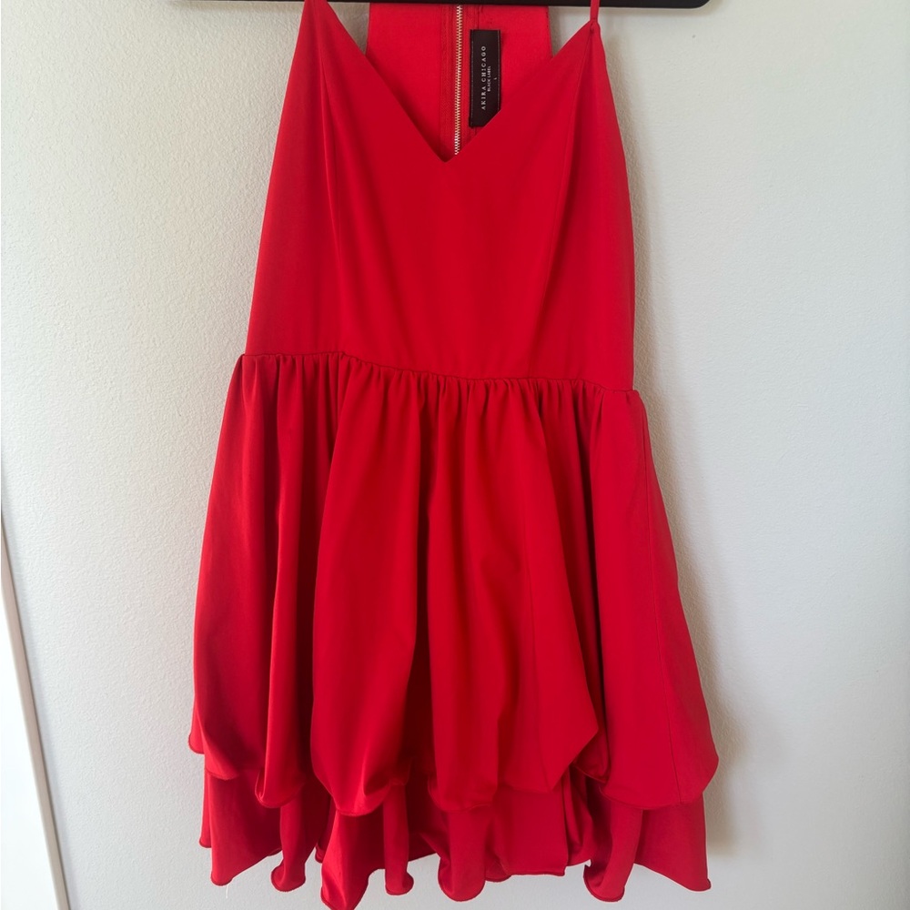 Akira Chicago Red Cocktail Dress